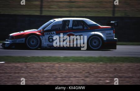 Alessandro Nannini, Martini Alfa Corse, International Touring Car Championship für FIA-Klasse 1 Tourenwagen, Silverstone Aug 17 1996. Stockfoto