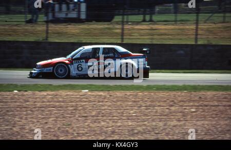 Alessandro Nannini, Martini Alfa Corse, International Touring Car Championship für FIA-Klasse 1 Tourenwagen, Silverstone Aug 17 1996. Stockfoto