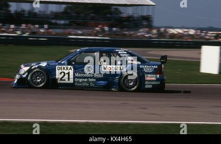 Ellen Lohr, Persson Motorsport, Mercedes-Benz C-Klasse, International Touring Car Championship für FIA-Klasse 1 Tourenwagen, Silverstone Aug 17 1996. Stockfoto