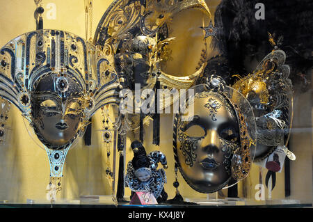 Karneval Masken in Venedig, Italien Stockfoto