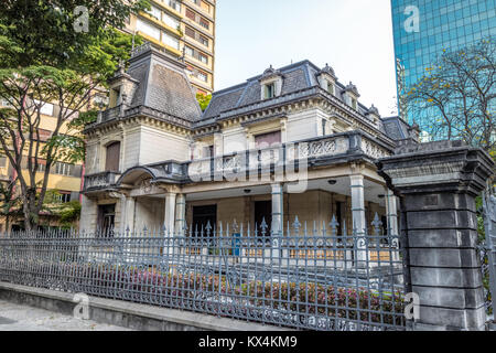 Casa Das Rosas an der Avenida Paulista - Sao Paulo, Brasilien Stockfoto