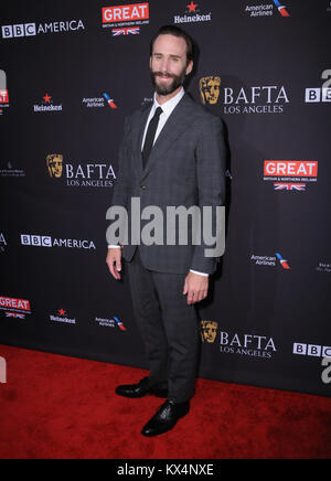 6. Januar 2018 – Beverly Hills, KALIFORNIEN, USA – 06. Januar 2018 – Beverly Hills, Kalifornien – Joseph Fiennes. 2018 fand die BAFTA Tea Party im Four Seasons Los Angeles in Beverly Hills statt. Foto: Birdie Thompson/AdMedia Stockfoto