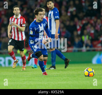 Bilbao, Spanien. 07 Jan, 2018. (15) Bojan Krkic während der spanischen La Liga Fußball Match zwischen Athletic Bilbao und Club Deportivo Alaves, an San Mames Stadium, in Bilbao, Nordspanien, Sonntag, Januar, 07, 2018. Credit: Gtres Información más Comuniación auf Linie, S.L./Alamy Live News Credit: Gtres Información más Comuniación auf Linie, S.L./Alamy leben Nachrichten Stockfoto