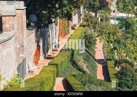 Furstenberg Garten der Prager Burg ist die größte von Palace Terrace Gardens unter der Prager Burg Stockfoto