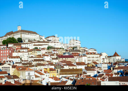 Coimbra Portugal, historisches Zentrum, Alta, Uptown, Universität von Coimbra, Skyline der Stadt, Gebäude, Hügel, Dächer, Hispanic, Einwanderer, Portugiesisch, P Stockfoto