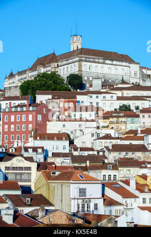 Coimbra Portugal, historisches Zentrum, Alta, Uptown, Universität von Coimbra, Skyline der Stadt, Gebäude, Hügel, Dächer, Hispanic, Einwanderer, Portugiesisch, P Stockfoto