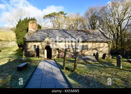 St. Leonard's Kirche Kapelle-le-Dale Stockfoto