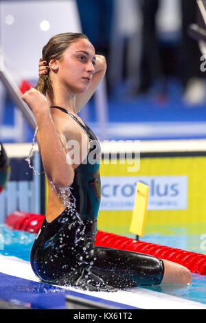 QUADARELLA Simona ITA 800 Freestyle Frauen Kopenhagen 13-12-2017 Royal Arena LEN Europäischen kurzen Kurs Schwimmen Meisterschaften - Campionati Europei Stockfoto
