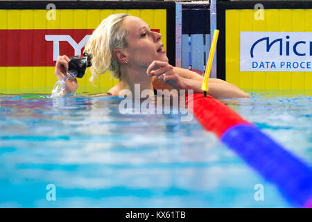 Federica Pellegrini ITA Backstroke 100 Frauen Kopenhagen 13-12-2017 Royal Arena LEN Europäischen kurzen Kurs Schwimmen Meisterschaften - Campionati Europa Stockfoto