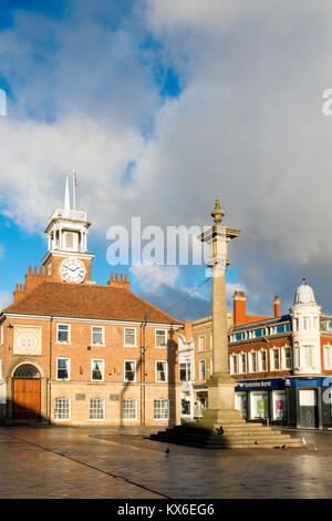 Rathaus, Hauptstraße Stockton on Tees, Co. Durham UK Stockfoto
