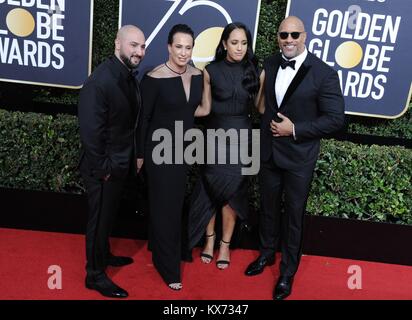 Bei der Ankunft für 75th jährliche Golden Globe Awards - Ankünfte, das Beverly Hilton Hotel, Beverly Hills, CA 7. Januar 2018. Foto von: Dee Cercone/Everett Collection Stockfoto