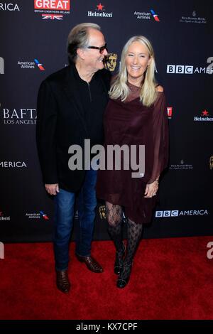 Los Angeles, CA, USA. 6. Januar, 2018. Peter Fonda in der Ankunftshalle für den BAFTA Los Angeles Tea Party, Four Seasons Hotel Los Angeles at Beverly Hill, Los Angeles, CA 6. Januar 2018. Credit: Priscilla Grant/Everett Collection/Alamy leben Nachrichten Stockfoto