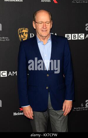 Los Angeles, CA, USA. 6. Januar, 2018. Richard Jenkins bei der Ankunft für den BAFTA Los Angeles Tea Party, Four Seasons Hotel Los Angeles at Beverly Hill, Los Angeles, CA 6. Januar 2018. Credit: Priscilla Grant/Everett Collection/Alamy leben Nachrichten Stockfoto