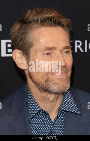 Los Angeles, CA, USA. 6. Januar, 2018. Willem Dafoe bei der Ankunft für den BAFTA Los Angeles Tea Party, Four Seasons Hotel Los Angeles at Beverly Hill, Los Angeles, CA 6. Januar 2018. Credit: Priscilla Grant/Everett Collection/Alamy leben Nachrichten Stockfoto