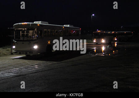 120 Utah Army Guard Soldaten aus der 1457Th Ingenieure für Colorado 4. Oktober 2013 verlassen, Flut - beschädigte Straße wieder aufzubauen. Stockfoto