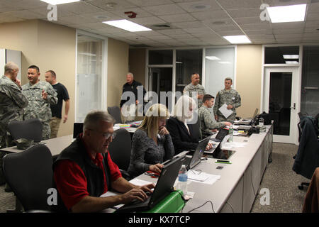 Wachsam Guard Utah 2014 Teilnehmer an der Utah State Capitol in der Gemeinsamen Informationszentrale 11-3-593. # VGUT, 14. Stockfoto