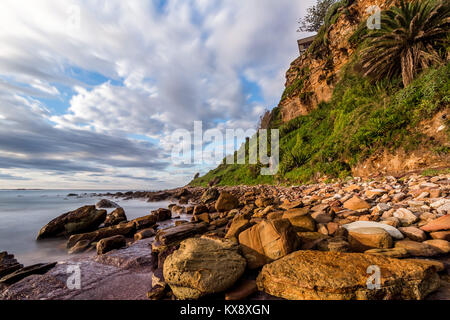 Newport Beach am Morgen Stockfoto