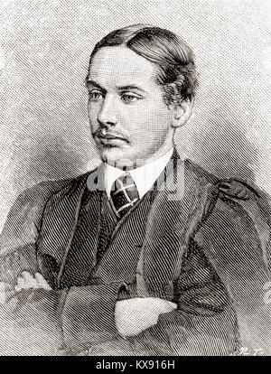 Sir William Rann Kennedy, 1846 - 1915. Britische Jurist, Lord Justice der Beschwerde und ein erreichter klassischer Philologe. Von The Strand Magazine, veröffentlicht Januar bis Juni 1894. Stockfoto