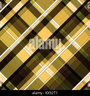 Cram und Braun überprüft diagonal Gestreifte Muster Hintergrund Stockfoto