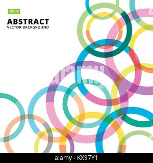 Kreis bunt Abstrakt vector Hintergrund Kopie Raum Stock Vektor