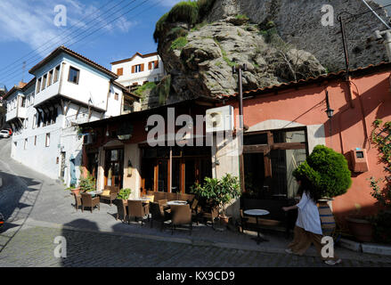 Seaside Stadt Kavala in Griechenland Stockfoto