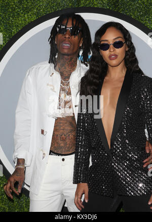 2017 GQ Männer des Jahres Party mit: Wiz Khalifa, Izabela Guedes Wo: Los Angeles, California, United States Wann: 07 Dec 2017 Credit: FayesVision/WENN.com Stockfoto