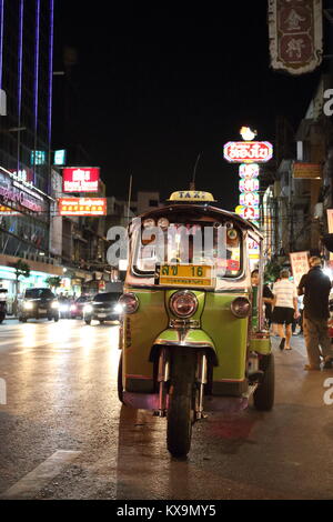 Tuk-Tuk in Chinatown, Bangkok, Thailand