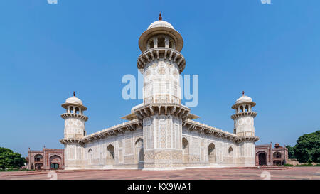 Grabmal des Itimad-ud-Daulah, Agra, Uttar Pradesh, Indien Stockfoto