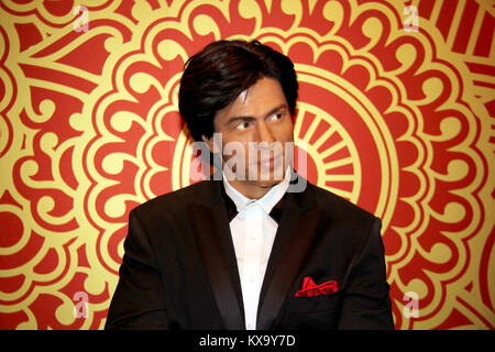 London, - Vereinigtes Königreich, 08, Juli 2014. Madame Tussaud's in London. Wachsfigur von Amitabh Bachchan.. Erstellt von Madame Tussaud's im Jahr 1884 Stockfoto