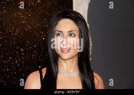 London, - Vereinigtes Königreich, 08, Juli 2014. Madame Tussaud's in London. Wachsfigur von Kareena Kapoor. Erstellt von Madame Tussaud's im Jahr 1884 Stockfoto