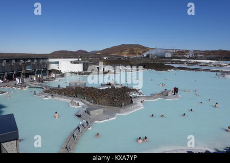 Blaue Lagune Island Stockfoto