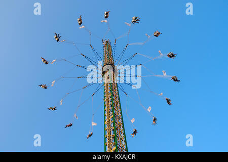 Jule Verne Tower, Oktoberfest, Wiesn, München, Oberbayern, Bayern, Deutschland Stockfoto