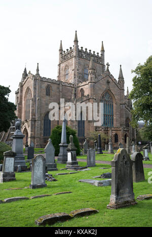 Historischen Abteikirche, Dunfermline, Schottland, Großbritannien Stockfoto