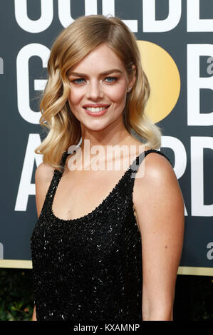 Beverly Hills, USA. 07 Jan, 2018. Samara Weberei besucht die 75. jährliche Golden Globe Awards im Beverly Hilton Hotel am 7. Januar 2018 in Beverly Hills, Kalifornien. Credit: Geisler-Fotopress/Alamy leben Nachrichten Stockfoto