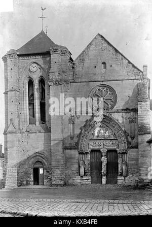 Basilique Notre-Dame-de-Bonne-Garde, Abbaye (Ancienne) - Ensemble Ouest - Longpont-sur-Orge - Médiathèque de l'architecture et du patrimoine - APMH 00016344 Stockfoto