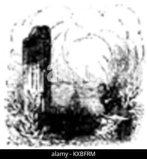 Illustration aus Band 1, Seite 15 von „Gulliver’s Travels“, eine frühe Episode aus Jonathan Swifts satirischem Roman, der Gullivers Reise darstellt. Stockfoto