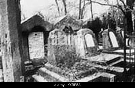 1. Jüdischen Friedhof, Odessa Stockfoto