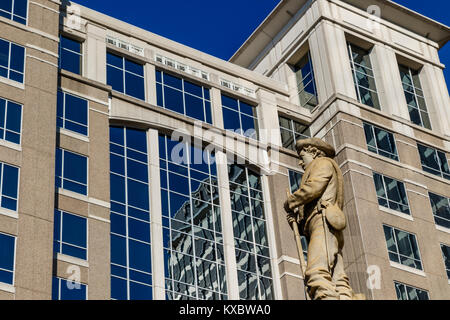 Konföderierten Monument, das am 5. Januar 2018 in der Innenstadt von Winston - Salem, North Carolina. Stockfoto