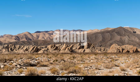 Badlands in der Nähe von Borrego Springs in Kalifornien Wüste Stockfoto