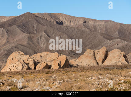 Badlands in der Nähe von Borrego Springs in Kalifornien Wüste Stockfoto