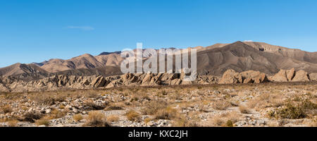 Badlands in der Nähe von Borrego Springs in Kalifornien Wüste Stockfoto