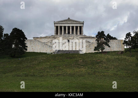 Gedenkstätte Walhalla bei Regensburg in Bayern, Deutschland. Stockfoto