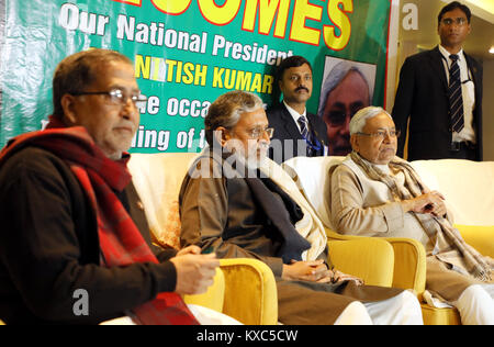 Jammu, Indien. 08 Jan, 2018. Nitish Kumar indischen Politikerin von Janta Dal United (JDU) und Chief Minister von Bihar visits heute in Jammu. Credit: Shilpa Thakur/Pacific Press/Alamy leben Nachrichten Stockfoto