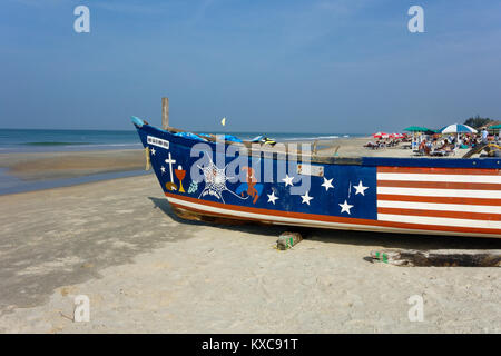 Benaulim Beach, South Goa, Indien Stockfoto