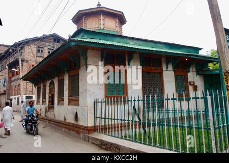 Rozabal, ein Grab von zwei Sufi-heiligen in Srinagar, Kashmir, von denen einige glaubten, Jesus Christus, zu sein, wer die Kreuzigung überlebt und starb hier Stockfoto