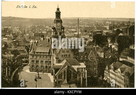 20726 - Döbeln 1917 - Blick auf Döbeln-Brück&Sohn Kunstverlag Stockfoto