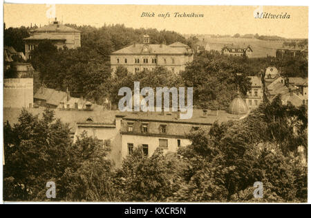 20863 - Mittweida-1918 - Blick aufs Technikum-Brück&Sohn Kunstverlag Stockfoto
