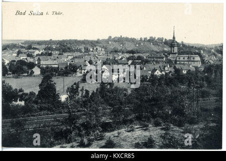 20914 - Bad Sulza-1918 - Blick auf schlechte Sulza-Brück&Sohn Kunstverlag Stockfoto