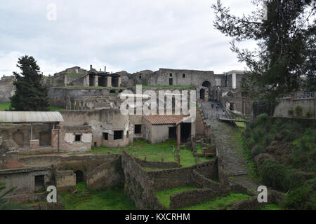 Porta Marina, Ruinen von Pompeji, 25. November 2017 Stockfoto