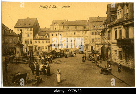 21908 - Penig-1921 - Markt-Brück&Sohn Kunstverlag Stockfoto
